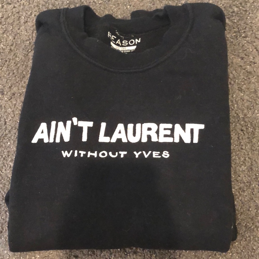 Black Super comfortable crewneck